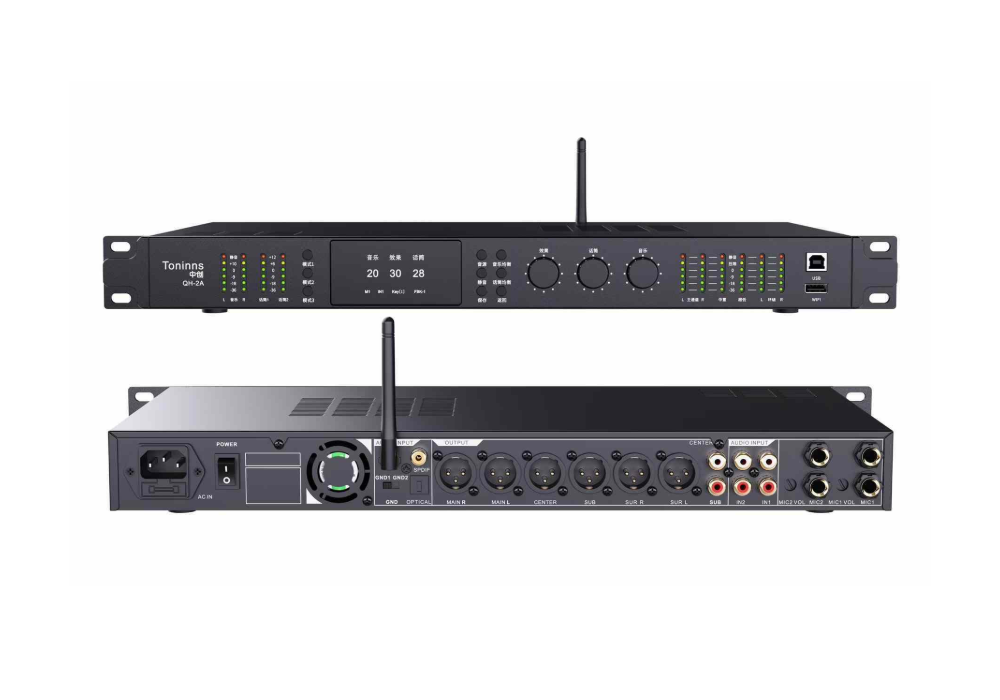 中创 QH-2A高端娱乐KTV数字效果器 DSP处理器 支持VOS